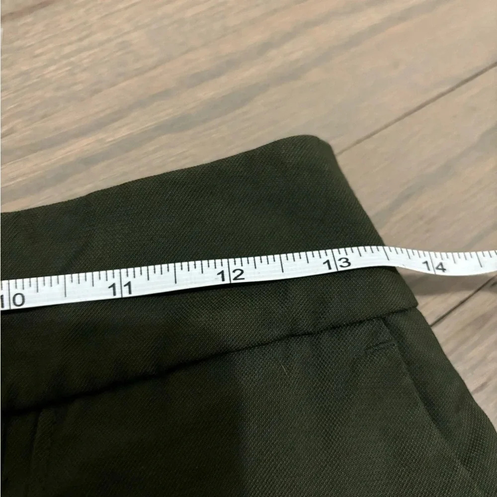 A New Day Pants Womens Green Cuffed Ankle Pants. 6 - Picture 6 of 9